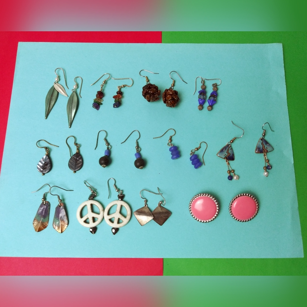 Casual Women's Exquisite Earrings Assortment Bundle Of 12